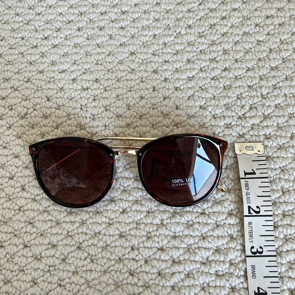 NWT A New Day Sunglasses- tortoise shell fans gold frames - Picture 6 of 6